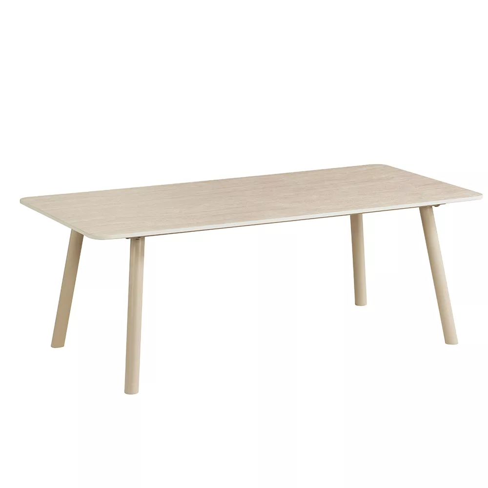 BJ-25015 Rectangular Sintered Stone Dining Table with Black Steel Frame – Wholesale