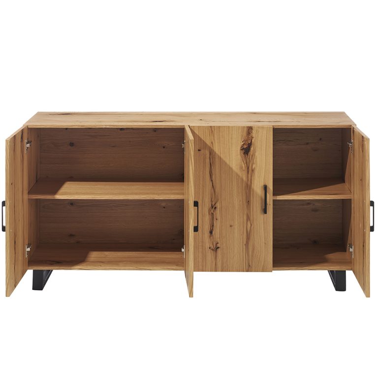 solid-wood-buffet-cabinet-modern-style