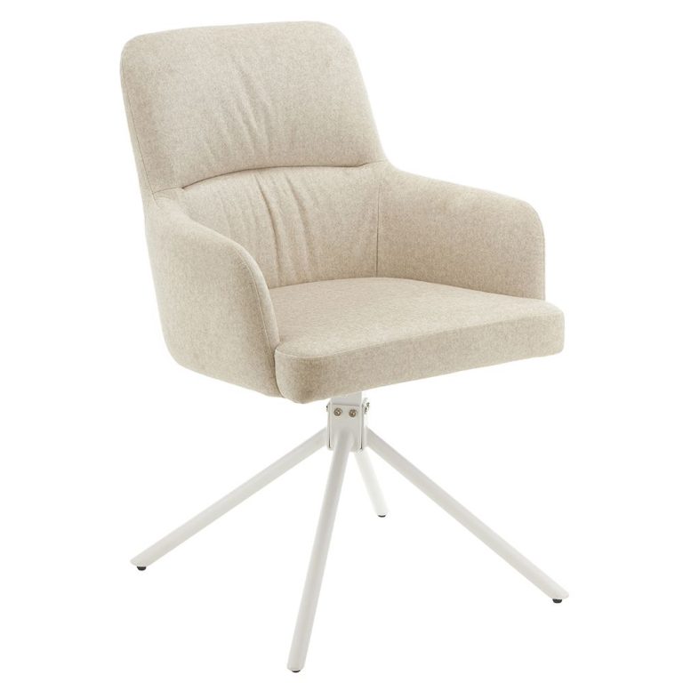 comfortable-fabric-dining-chair-swivel-base