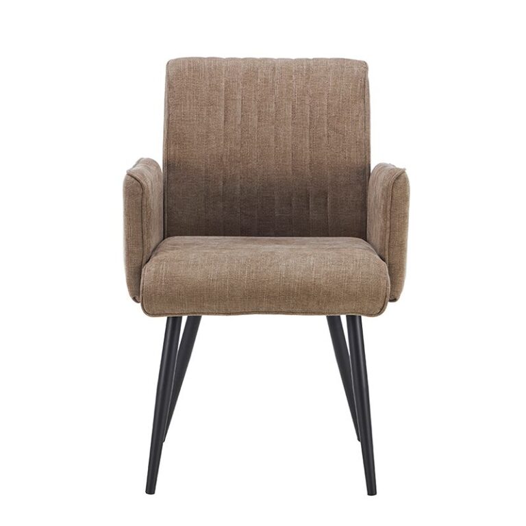 comfortable upholstered dining armchair