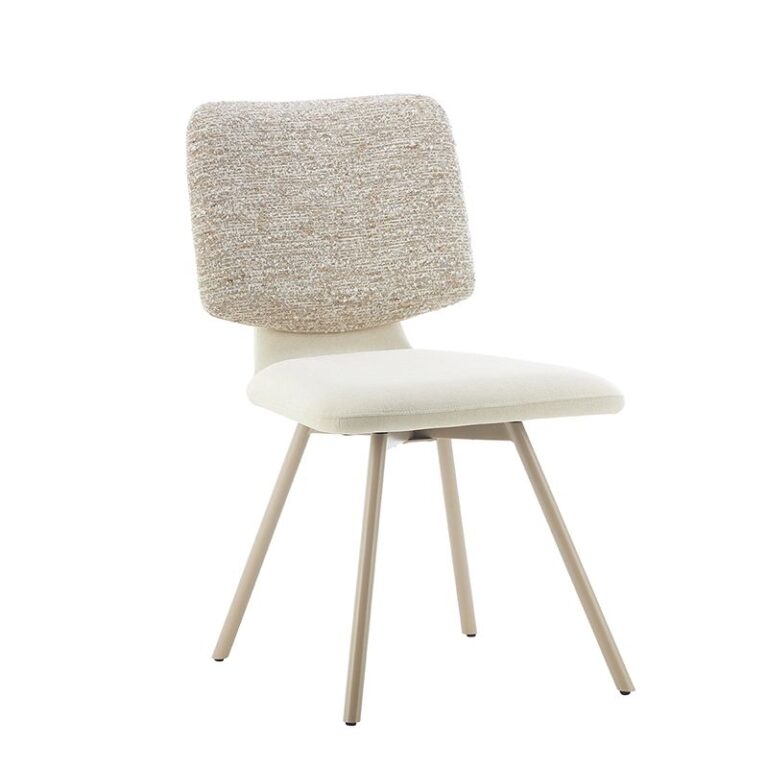 contrast fabric dining seat design