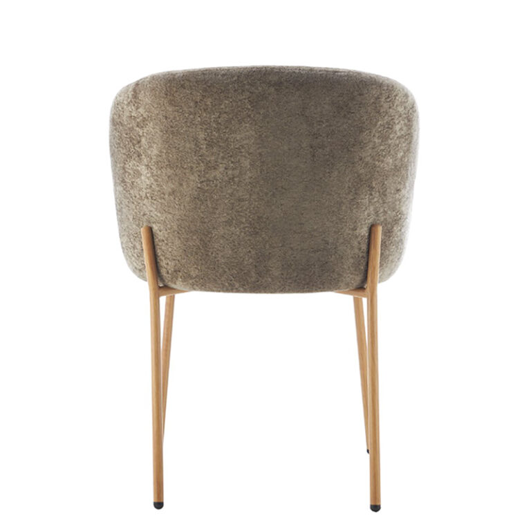 curved dining chair upholstered modern