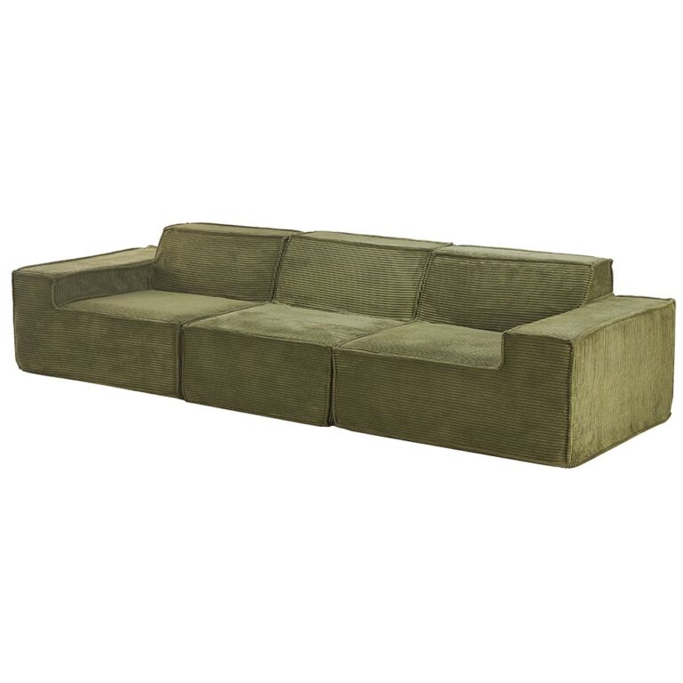 green modular sofa