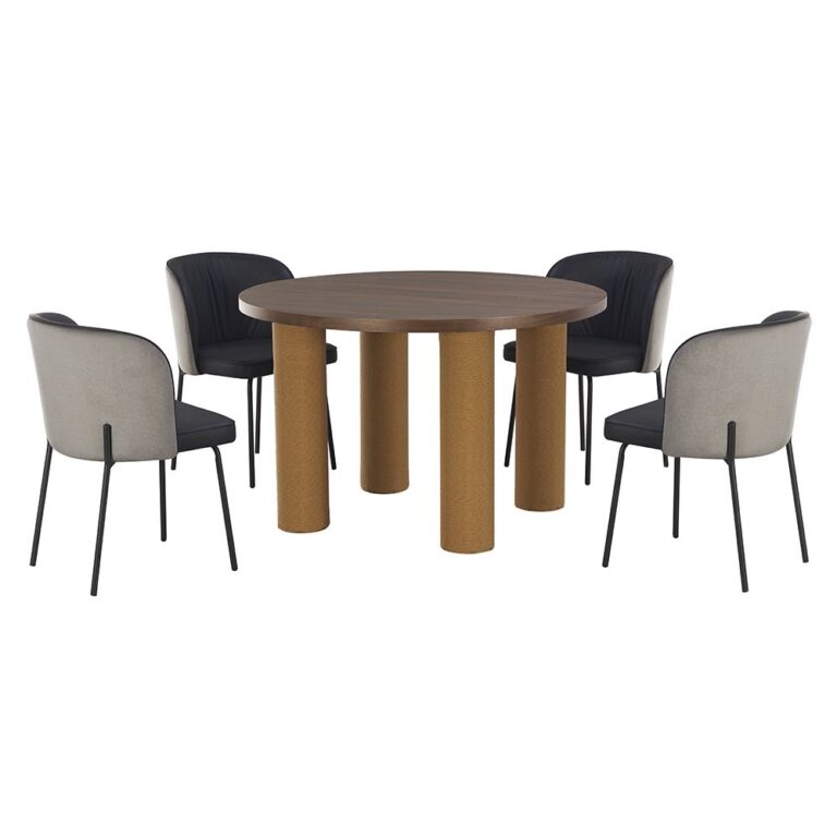 four seat round dining set