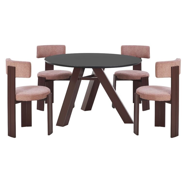 modern round kitchen table set