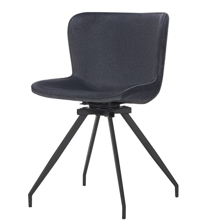 armless-swivel-dining-chair-black