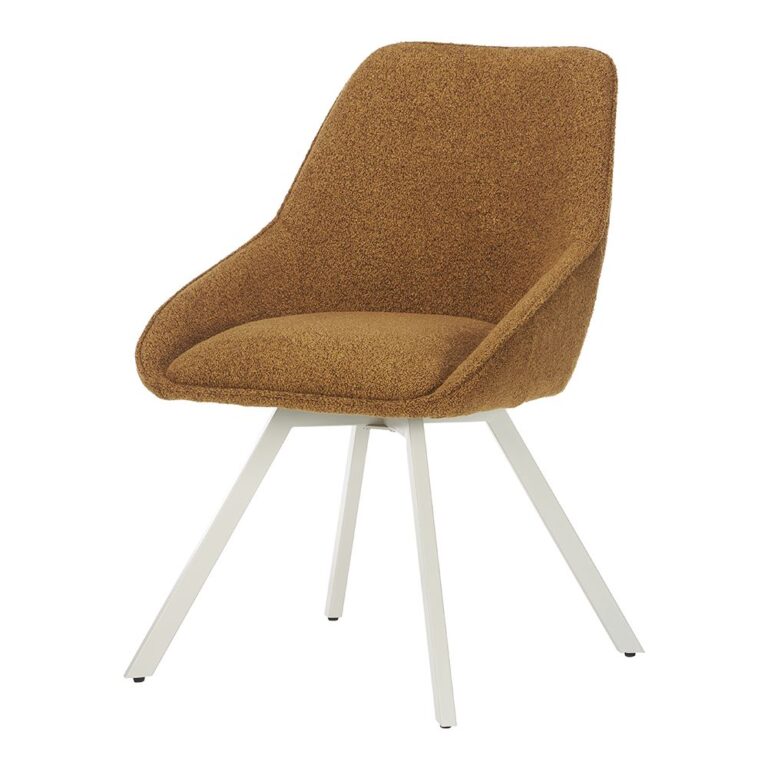 contemporary swivel dining chair upholstered seat