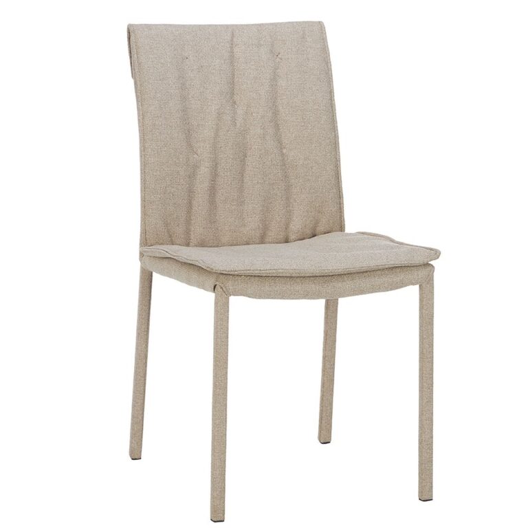 minimalist dining chair with soft cushion seat