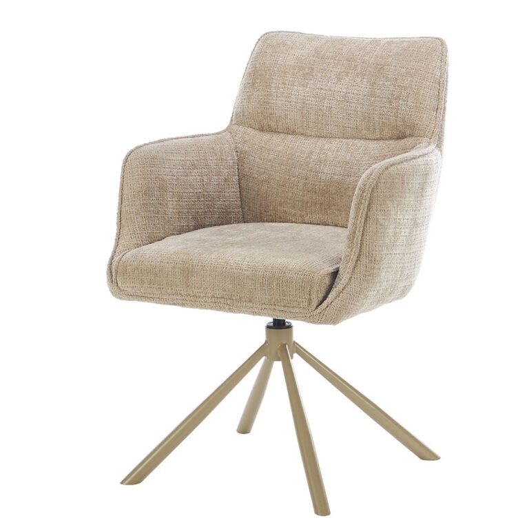 modern armchair with 360 swivel base