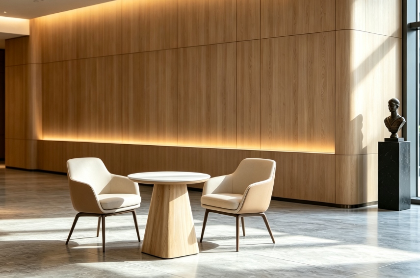 Round Side Tables for Small Commercial Spaces